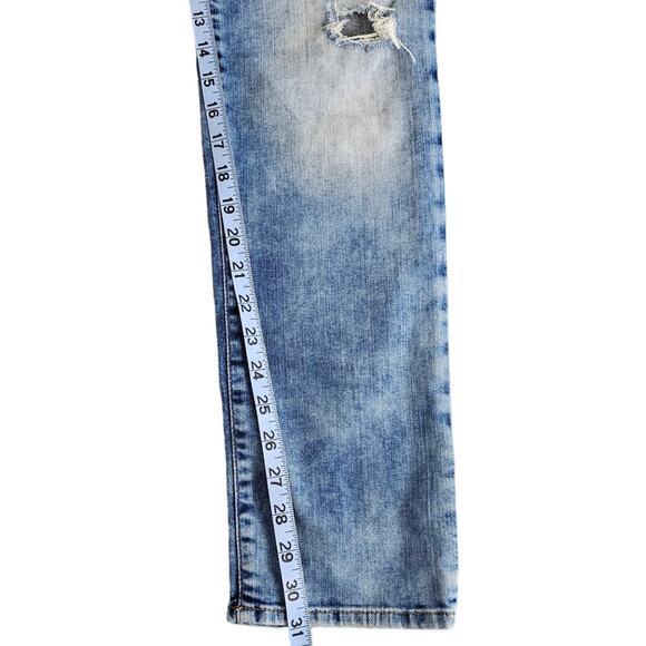 Mavi Jeans Women's Size 28 Slim Boyfriend Ripped Paint Splatter Distressed Emma - Picture 15 of 16